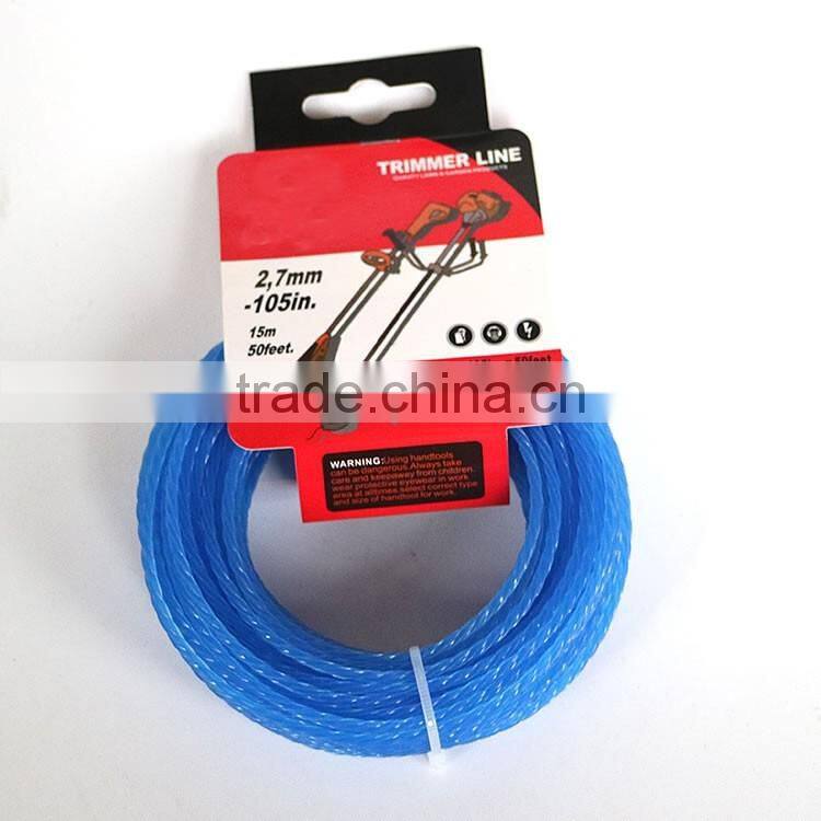 Wholesale twisted nylon monofilament Garden Grass Trimmer Line nylon twisting trimmer line