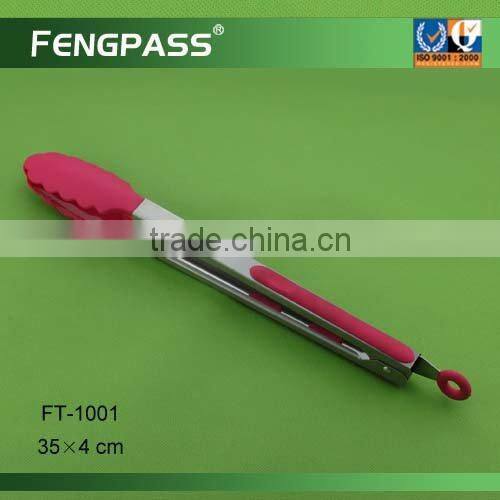 Stainless steel food serving tong FT-1055 kitchen utensil