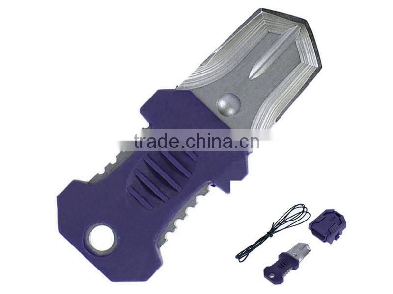 TK-1566 Outdoor Camping Survival Tool Molle System Beetle Webbing Buckle Tactical Knife