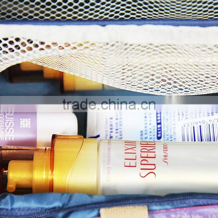 2016 Wholesale Custom Makeup Travel Toiletry Promotional Fashion Cosmetic Bag