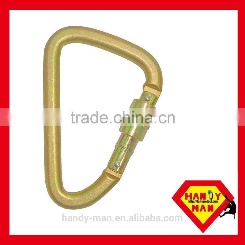 2450SG CE EN362 Steel Scaffolding Screw Gate Safety Carabiner