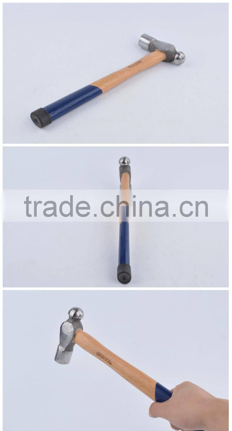 high quality wooden handle ball pein hammer