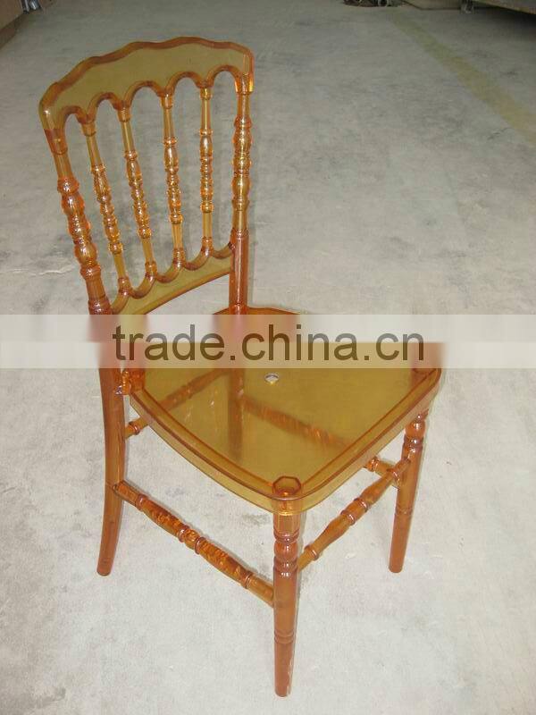 crystal napoleon chair for wedding party rental