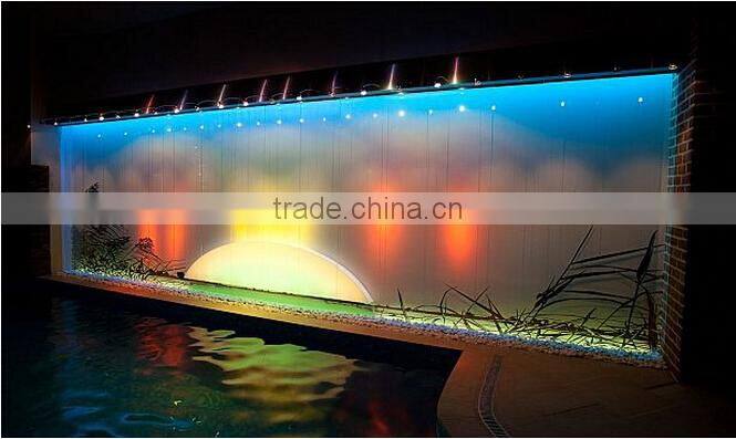 Decorative indoor artificial wall waterfall fountain