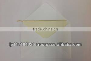 High quality and Hot-selling import and export products in india Paper Message Cards with Luxury made in Japan