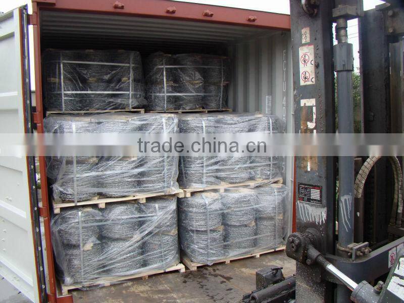 High strength heavy duty galvanized barbed wire