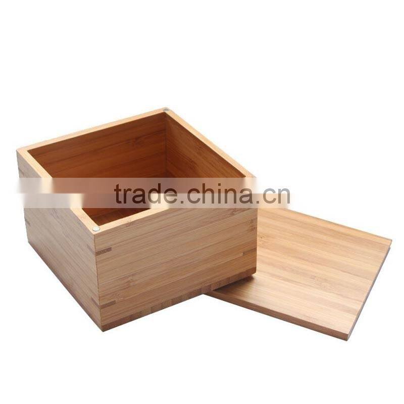 Aonong bamboo storage box with lips/ Multifunction candy storage bins
