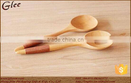 Creative Natural Wooden Salad Spoon And Fork Set For Sales