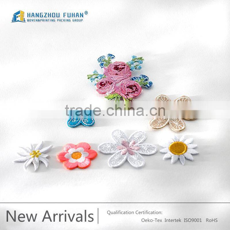 Fabulous Custom Flower Embroidery Patch for Garments