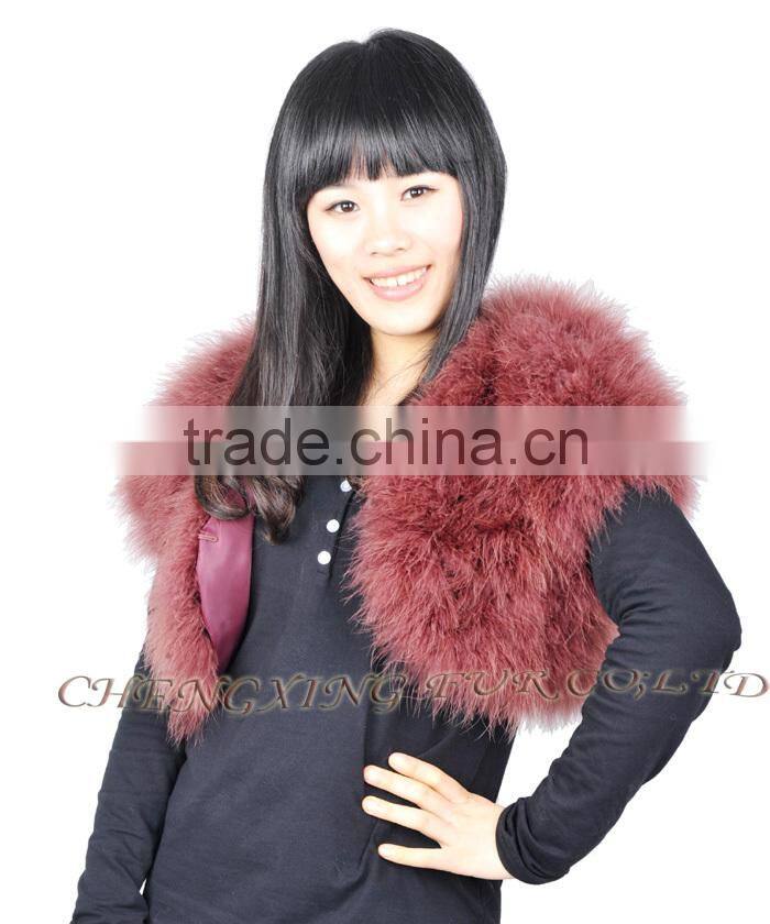 CX-G-B-249A 2016 New Product Fashion Women Turkey Fur Vest