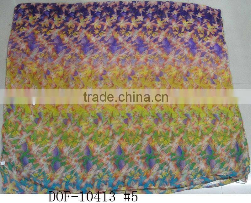 Fashion New shawl with printing flower STOCK!