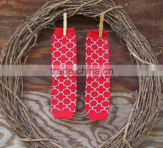 Wholesale Toddlers Kids Knitted Leg Warmers Baby Cotton Ruffle Stripes Legging