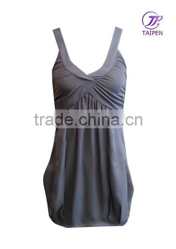 100% Cotton Sexy Ladies Fashion Dress Beautiful Ladies Party Dress For Summer