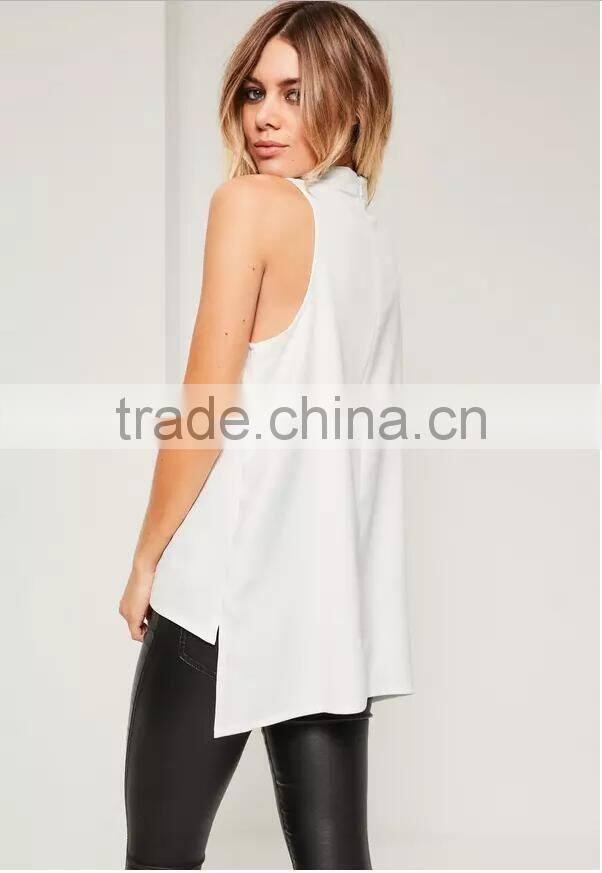 Best selling hot women ladies white western blouse tops in sexy tops