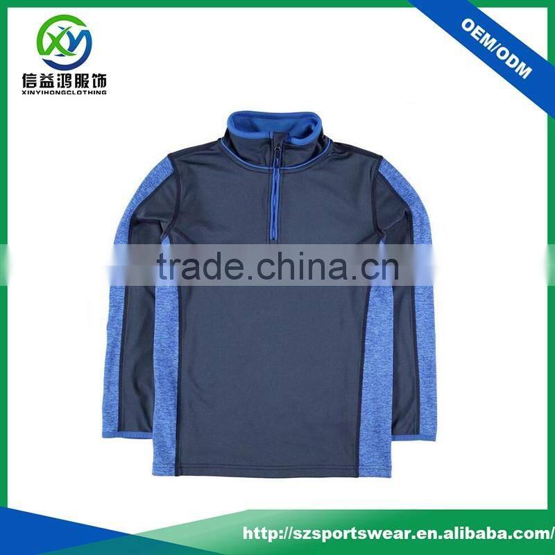 High quality 50%Cation 50%Polyester Yarn contrast color man hoody
