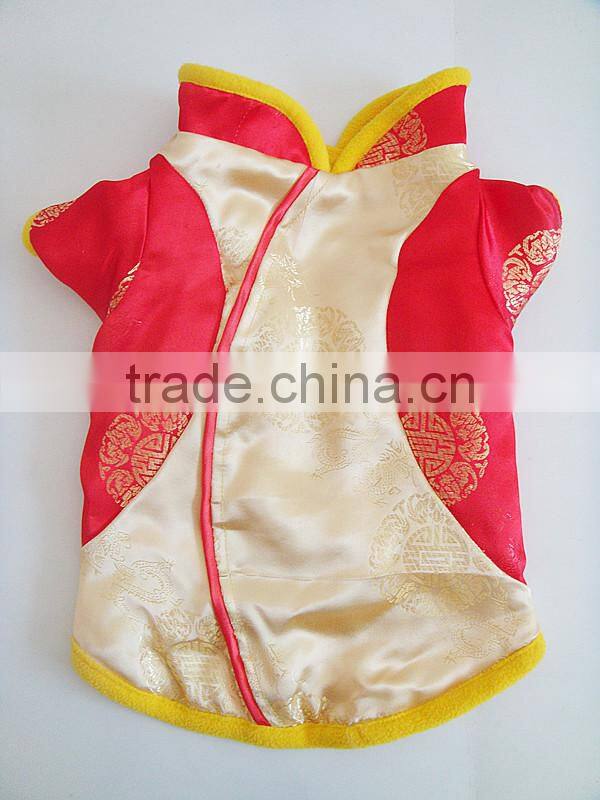 factory sale Chinese style design dog costume