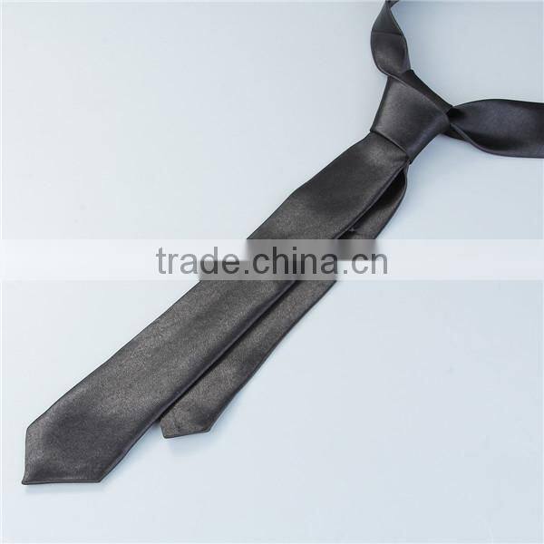 Polyester Necktie Black Men'S Neckties