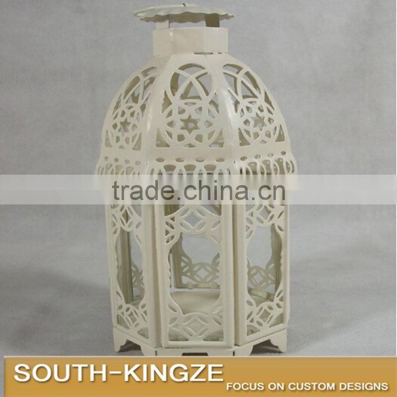 Colorful/Transparent Glass Metal Candelabrum