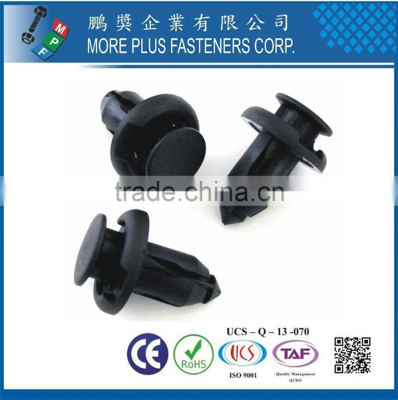 Made in Taiwan PP Nylon Easy Release Plastic Rivet Black