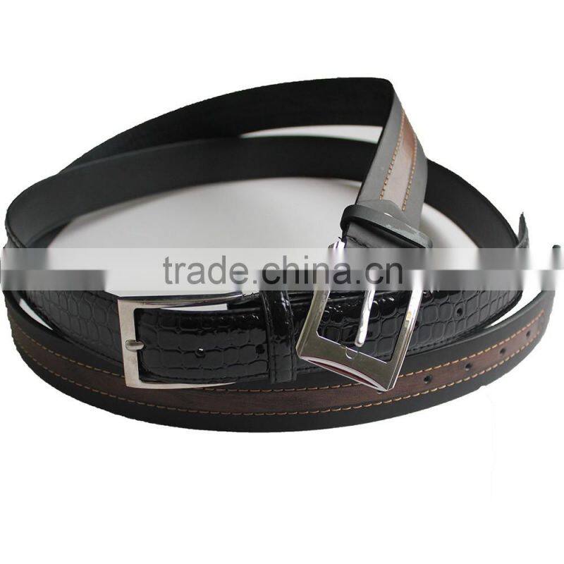 Customized durable Fashion PU Leather Belt Men outdoor sports belt