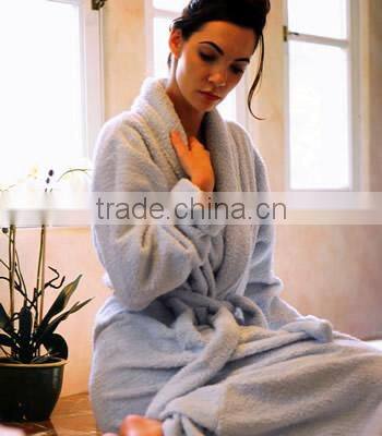 Pakistan Fashion Design men 100% Cotton Bathrobe