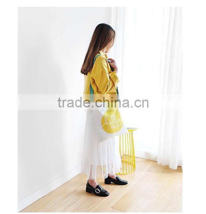 Latest fashion printed nylon tote bag wholesale waterproof nylon zipper bag