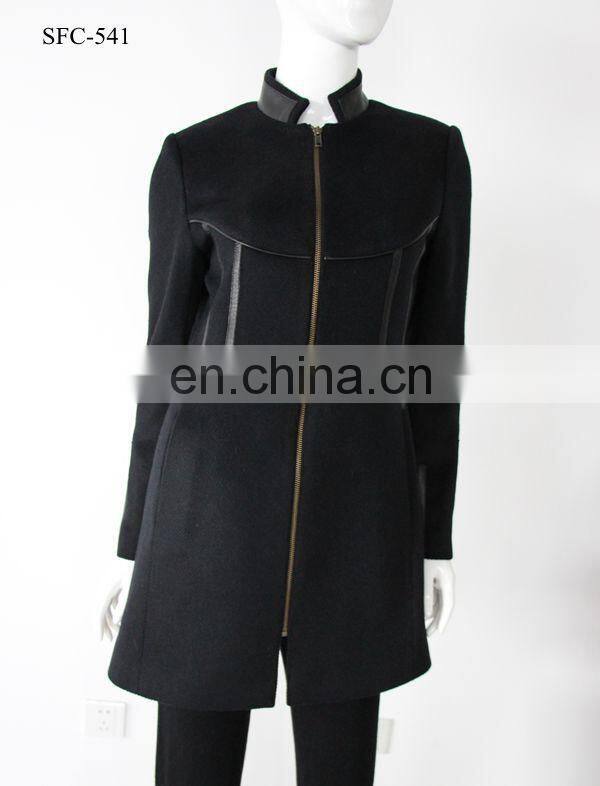 100% Ladies' Pure Cashmere Coat Classic Style