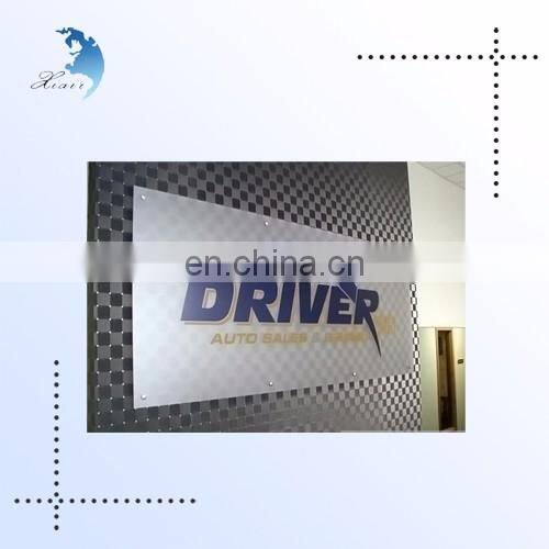 Factory price custom printing advertisements acrylic display plastic wall panel