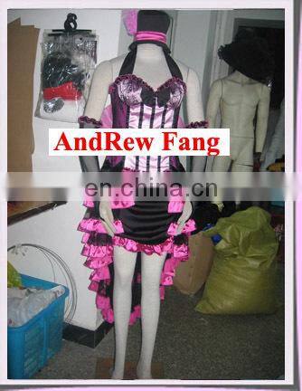Rose-team Fantasia Anime Sexy Carnival Halloween Pink The Little Mermaid Princess Ariel Dress Costume Sexy Carnival Halloween Co