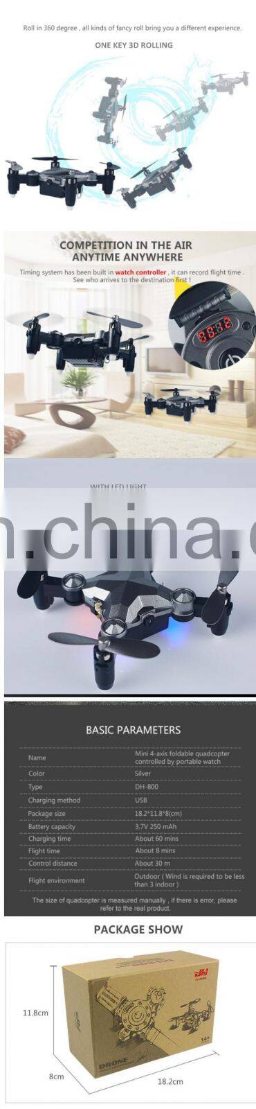 Latest 2.4G Wifi rc Drone Mini Foldable Quadcopter with HD Camera DH800