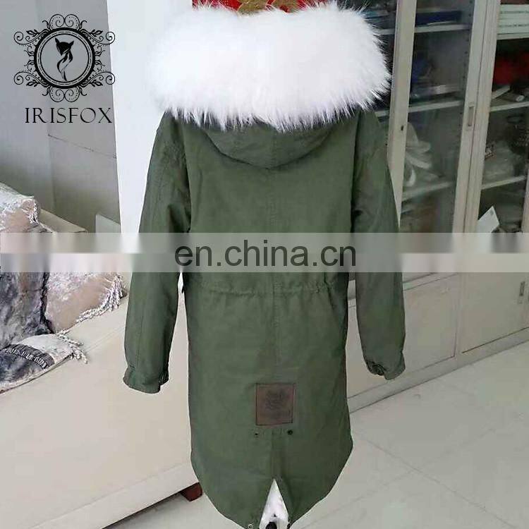 women jackets warm fox fur collar hooded long italian fox fur lined coats