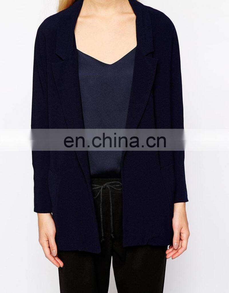 Hot sale women blazer latest fashion ladies casual dresses for cultivate one's morality suit jacket