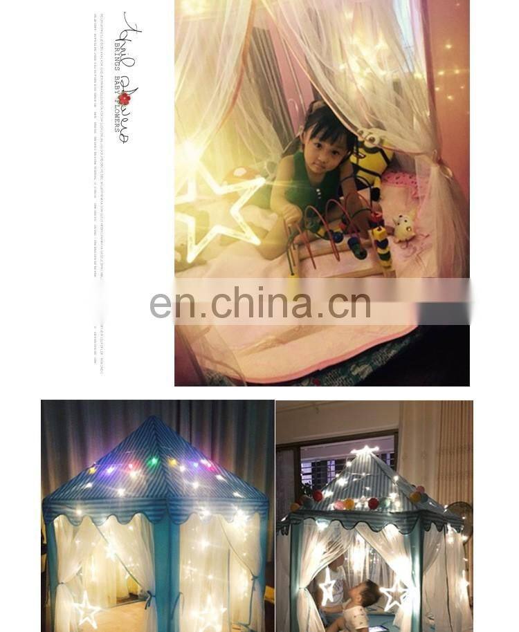 Pink Children Princess Castle Tent Kids Playing House