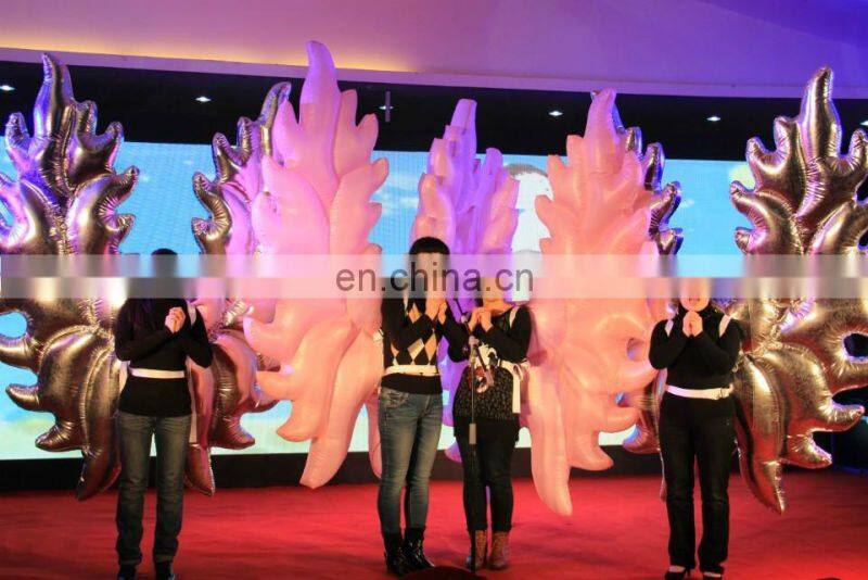 inflatable silver wings