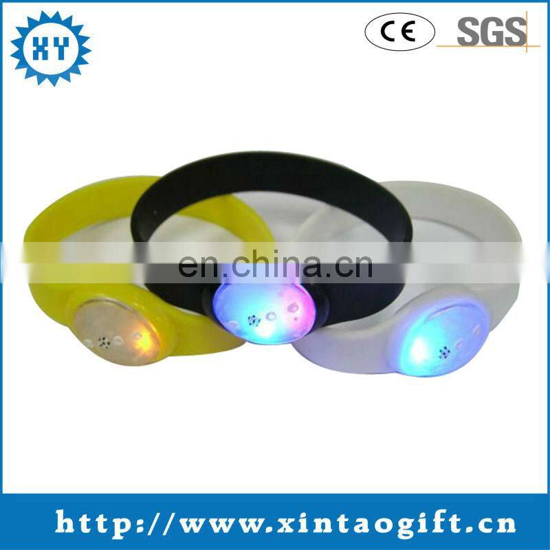 2014 Hot Sale Silicone Ribbon Personal Blue Free Sample Bracelet