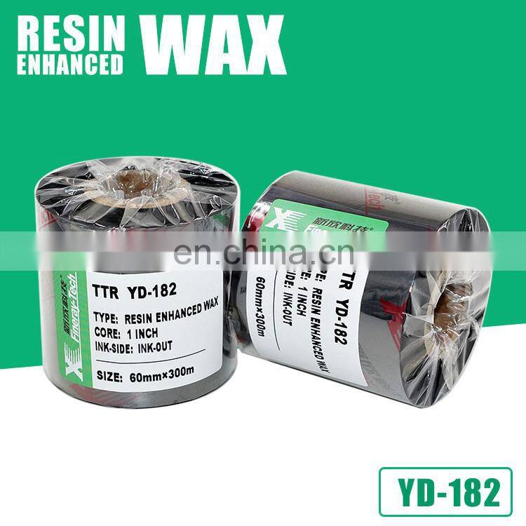 Premium resin ribbon for gloss synthetics 110MM*300M---Black