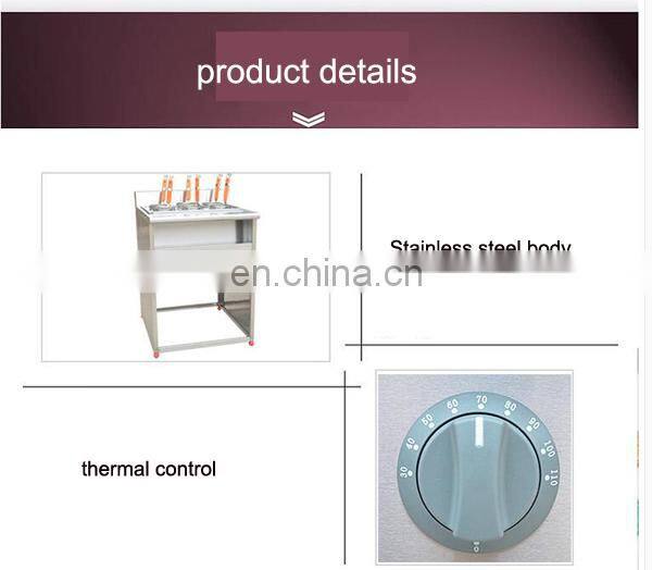 Gas convection pasta cooker & bain marie /noodle cooker with 6 baskets