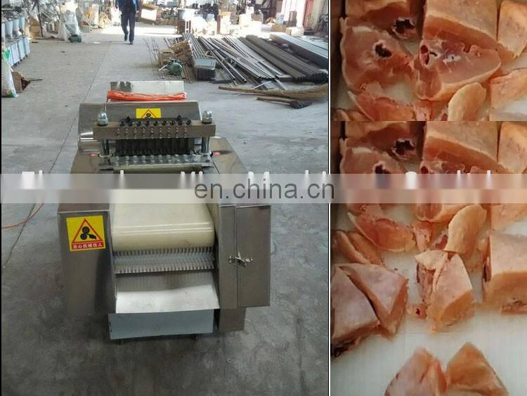 Fresh chicken meat cube cutting machine / chicken cutter