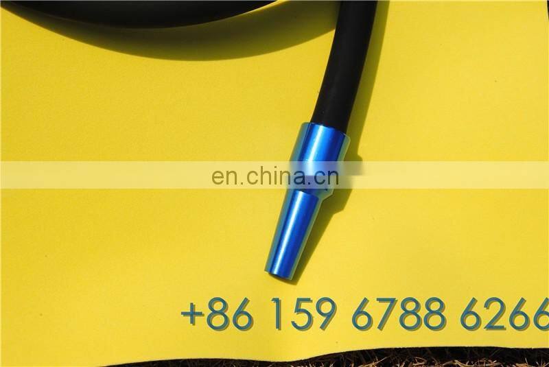 Black Hookah Smoke Hose Pipe Flexible Silicone Rubber Tubing Food Grade Shisha Tube