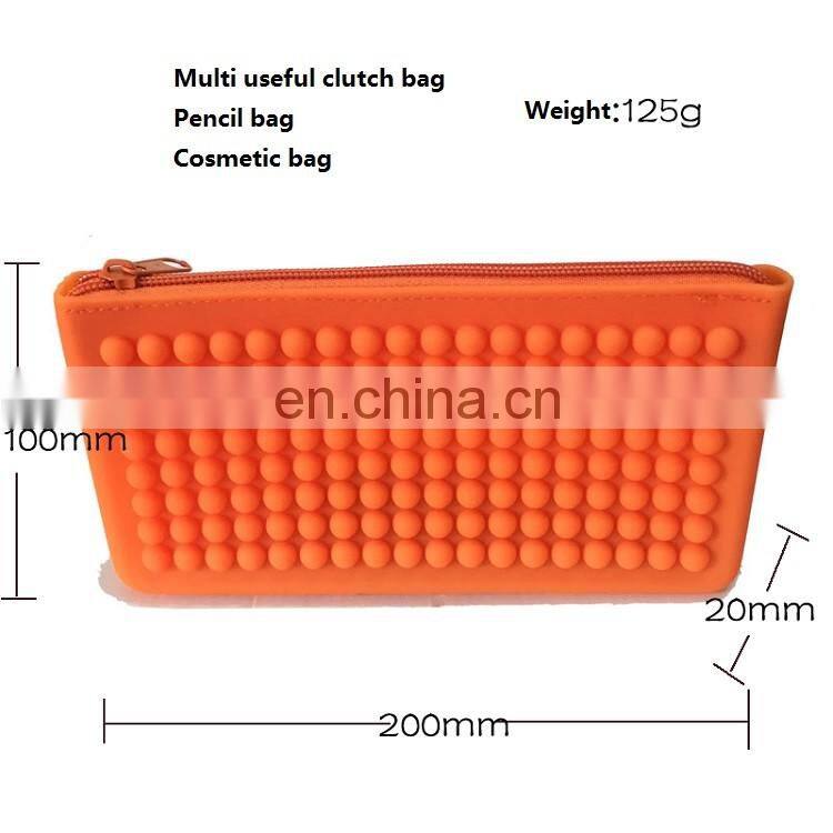 Cheap Women's Silicone Wallet Clutch Bag Zipper Wristlet Purse Handbag