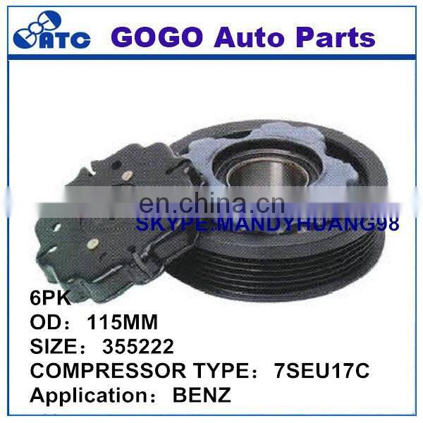High quality air conditioning compressor 7SEU17C clutch compressor magnetic clutch for MERCEDES B ENZ