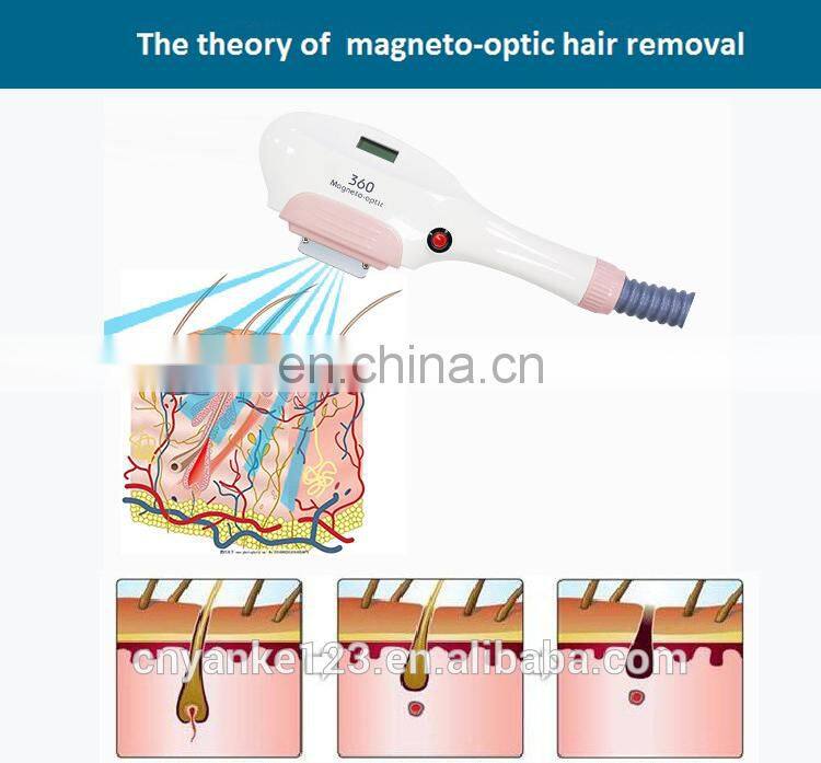 Newest Portable 360 magneto-optical permanent ipl hair removal laser machine