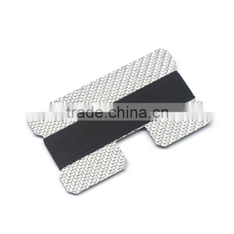 Slim Creative Special Carbon Fiber U Silver Card Holder