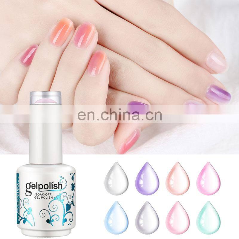 RONIKI Long lasting Painless UV/LED Builder Gel pink Gel Nails Extension Jelly Gel