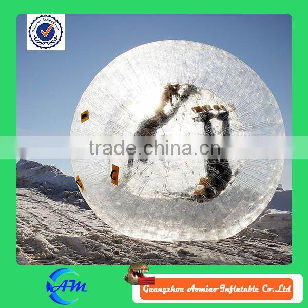 inflatable1.0mm thickness pvc/tpu durable frostproof zorb ball, human sphere zorbing for kids and adults for sale