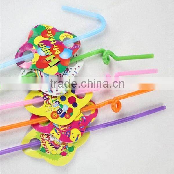 Hard Plastic Crazy Drinking Straws SC001