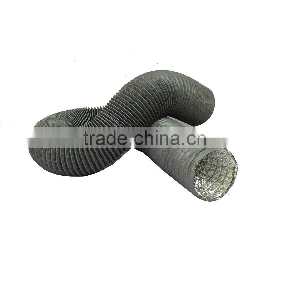 6 INCH PVC COATED ALUMINUM FLEXIBLE DUCT GREY COLOR