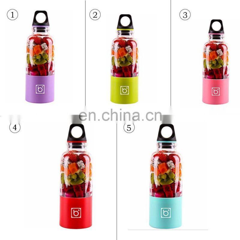 500ML USB Rechargeable Electric Automatic Vegetables Fruit Juice Maker Cup Blender Mixer USB blender