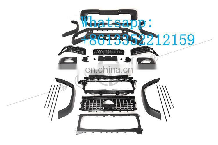 2019 G class w464 g63 front bumper rear bumper grille fender and carbon fiber hood body kit g500 g63 g65 g55