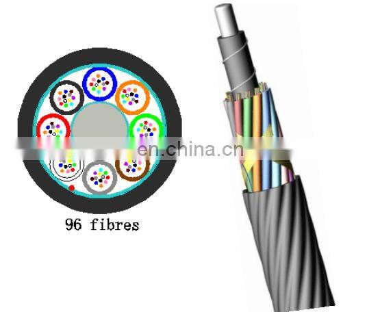 GL Mirco Duct Air Blown Fiber Optic Cable 12 24 48 96 144 288 Core Blowing Distance Is 3000 Meters
